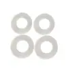Junta blanca de PTFE anillo de sello mecánico de PTFE anillo de sello de PTFE de material nuevo Junta de teflón PTFE