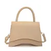 Bolsa Elegante de Cor Sólida, Bolsa de Ombro Moderna e Fashion, Bolsa Transversal Casual Simples, Bolsa Quadrada Pequena de Cor Sólida, Bolsa Feminina Simples