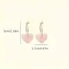 Aretes de Joyería Acrílicos con Forma de Corazón Elegantes y Lindos para el Día de San Valentín y el Día de la Madre Venta al por Mayor Regalos de San Valentín