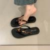 Chanclas Planas Versátiles Calzado de Mujer 2025 Sandalias de Playa de Verano Calzado de Exterior para Mujer