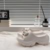 Nuevas Pantuflas Eva de Suela Gruesa para Aumentar la Altura con Sensación Slip-on para Mujer Verano Slip-on Impermeables Baotou para Exterior Hogar Interior