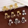 Accesorios Colgantes de Moda 2025 Diseño Tiktok Combinación de Letra y Estrella con Circonita Microincrustada Que No Se Desvanece