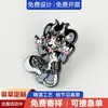 Personalização de Broches Anime Desenho Animado Animal Emblema de Metal Personalização Duas Dimensões Fofo Artesanato de Esmalte Emblema Personalização
