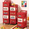 Carrito de Bocadillos Estante de Almacenamiento Cajón de Dopamina Gabinete Doméstico de Alto Valor Gabinete Móvil de Piso para Almacenamiento de Juguetes