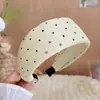 Nova Faixa de Cabelo de Bolinhas com Aba Larga para Mulheres, Faixa para Cabelo para Cobrir a Linha do Cabelo, Faixa de Cabelo para Lavar o Rosto, Viagem, Sair, Grampo de Cabelo, Acessório de Cabelo