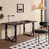 Escritorio de pizarra color crema, escritorio de computadora, escritorio de oficina moderno minimalista, estilo popular, adecuado para estudiantes y uso doméstico, ideal para apartamentos pequeños