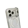 Se convierte instantáneamente en un soporte para lentes con una sensación premium, adecuado para funda de teléfono iPhone 17 PRO MAX, Apple 16, transparente, magnético, a prueba de caídas