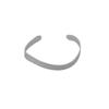 Estilo frío retro nicho corrugado cepillado sentido de alta gama pulsera para mujer latón moda apertura pulsera ajustable al por mayor