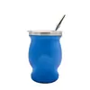 Taza de Acero Inoxidable para Mate Transfronteriza de Amazon, Taza de Té Grande con Forma de Calabaza, Taza Exterior de Doble Pared Aislada al Vacío, Venta al por Mayor