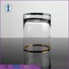 Fábrica creativa de copas de cristal con forma de calavera para bar doméstico, juego de copas de vino con borde dorado, copas de vino para whisky
