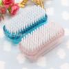 Cepillo para Uñas Doble Cara Personalizado del Fabricante, Cepillo de Plástico Doble Cara para Limpieza de Uñas Diaria, Conveniente Cepillo de Belleza para Uñas
