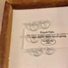 Uñas Super Brillantes para Hueso de la Oreja No Necesitan Quitarse al Dormir, Anillos de Herradura de Hebilla Giratoria Doble Cara, Pendientes de Diseño Nicho, Pendientes para Mujeres para Soportar Orejas Perforadas