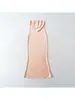 Vestido tubinho strapless da marca Z, vestido longo de cetim emagrecedor transfronteiriço, moda feminina atacado verão 2026, estilo europeu e americano ZA