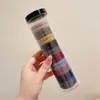 Elástico de cabelo, faixa de cabelo elástica, elástico de alta elasticidade, corda de cabelo para rabo de cavalo alto, faixa de cabelo durável e que não aperta para meninas