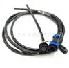 Conector Impermeable de 2, 3, 4, 5, 6 Núcleos con Cable de Resorte, Conector de Aviación M16 con Cable Espiral, Cadena Portacables Telescópica