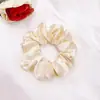 Scrunchie Grande de Satén de Color Sólido Transfronterizo Europeo y Americano para Mujer, Estilo Perezoso de Alta Gama, Scrunchie de Intestino Grueso, No Daña el Cabello, Cuidado Versátil del Cabello