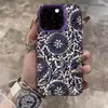 Padrão Azul Retrô Adequado para Apple 17Air Novo Modelo Iphone16Promax Transfronteiriço 15Pro Elegante 14 Moderno