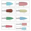 Cabezal de Lijado de Silicona para Manicura, Moldeado de Uñas, Eliminación de Cutículas, Cabezal de Lijado de Goma para Manicura, Broca para Uñas, Pulido, Cabezal de Lijado de Silicona para Manicura