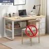Escritorio de computadora, escritorio casero de escritorio para dormitorio, escritorio de oficina, escritorio de jefe, escritorio simple para vivienda de alquiler con cajones
