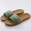 Novas Chinelos de Casa para Casal Chinelos de Algodão e Linho Femininos Casa Antiderrapante Masculino e Feminino Solado Grosso Verão Atacado