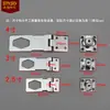 Cerradura para Mueble Armario Cerradura de Oficina Dormitorio Cerradura de Marca Cerradura de Cajón Cerradura Pequeña Cerradura de Puerta de Armario de Dormitorio Dos en Uno