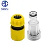 Máquina de cepillo para coche para el hogar, junta de entrada y salida, extensión de cabezal de pistola de agua para lavado de coches, tetina de entrada de agua, junta de cobre de 3/8