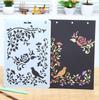 24 Plantillas Educativas para Pintar Fácilmente, Tableros de Dibujo Huecos para Informes Manuscritos, Plantillas de Álbum DIY para Planificadores Creativos