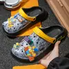 Zuecos de Exterior para Hombre Eva2026 Sandalias de Playa de Verano con Suela Gruesa de Doble Uso Zapatos de Jardín Antideslizantes