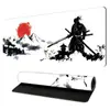 Suministro Directo de Fábrica Venta Caliente Transfronteriza Alfombrilla para Escritorio de Computadora Estilo Japonés Ilustración Samurai Alfombrilla para Ratón Gaming Alfombrilla Grande de Escritorio de Gama Alta