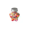 Garrafa Plástica de Grau Alimentício para Pet 75ml Estrela de Cinco Pontas, Garrafa Plástica Transparente de Pequena Capacidade, Garrafa para Bebida, Doce Arco-Íris, Biscoito