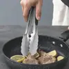 Pinza para alimentos de acero inoxidable de Amazon, de 9 y 12 pulgadas, para barbacoa al aire libre, carne, pan, filetes, herramienta para hornear alimentos.