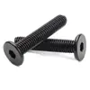 Tornillo de Acero Inoxidable 304 Negro cm Cabeza Plana Grande Cabeza Ultraplana Hexagonal de Cuadrado Mm2M2.5M3M4M5M6