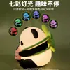 Luz Noturna de Flor de Panda Criativa Recarregável por USB Lâmpada de Atmosfera para Quarto Desenho Animado Presente de Aniversário Criativo Luz Noturna em Estoque