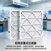Filtro de aire plisado de panel desechable Filtro de ultrafiltración MERV personalizado para sistemas HVAC de algodón de uso doméstico