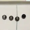 Ágata Preta e Branca Bola Nobre Jade Tianzhu Contas Espalhadas Contas Cilindricas Acessórios para Pulseira Colar DIY