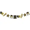 Banner de Ano Novo de Produto Novo da Amazon, Decoração de Bolo para Festa de Ano Novo, Pequeno Inserção Decorativa, Banner de Janela para o Dia de Ano Novo, Guirlanda