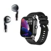 Reloj Inteligente D8Pro de Aleación de Zinc y Auriculares 2 en 1 Llamada Bluetooth Música Multifunción NFC Deportes Silicona