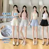 Pantalones de Hielo y Seda para Mujer, Anti-Exposición, Estilo Delgado de Verano, Se Pueden Usar Afuera, Pantalones para Casa, Corte Holgado, Transpirables, Secado Rápido, Largo Tres Cuartos, Dropshipping