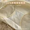 8 Road 70DEnglish Roupa Íntima Feminina Algodão Respirável Sem Costura Controle de Barriga Cintura Média Estilo Adolescente Calcinha