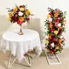 Bolas de Flores de Rosa Artificial para Casamento e Arranjos Florais Transfronteiriços para Áreas de Recepção de Casamento, Decorações de Fundo, Decorações de Vitrines de Hotel, Flores Artificiais