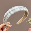 2026 Nueva Serie Azul de Verano Diadema de Borde Ancho para Mujer Frente Alta Uso Diario Diadema Pequeña Fresca Pinza para el Cabello Accesorios para el Cabello