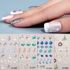 Zhengxiang transfronterizo 2023 pegatinas para uñas relieve 5D Halloween Navidad niños europeos y americanos pegatinas para uñas personalizadas venta al por mayor