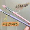 Gecomo Pincel Labial de Silicone com Cabeça Plana Pincel para Máscara Labial Pincel para Misturar Batom Pincel para Sombra de Olhos Pincel Multiuso Portátil para Maquiagem Labial