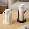 Dispensador de vasos desechables de lujo ligero para uso doméstico, portavasos de sobremesa, estante para vasos de papel sin taladro, estante creativo para almacenamiento de vasos de papel