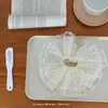 Accesorio para el Cabello de Malla Ins de Encaje con Puntos Estilo Coreano, Goma para el Cabello Scrunchie Francesa de Alta Gama, Accesorio Suave para el Cabello de Malla de Encaje