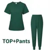 Temu Aliexpress Hospital Oral Europeo y Americano Quirófano Traje de Lavado de Manos Uniforme de Doctor Enfermera Ropa de Trabajo para Salón de Belleza
