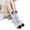 Calcetines holgados estilo japonés, estilo fino de verano, calcetines de encaje para la pantorrilla Jk, calcetines de encaje Mary Jane de caña media-corta, estilo ballet para mujer