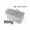 Molde para Hornear 450g 750g 1000g 1200g Molde de Aluminio para Pan Tostado con Tapa Caja para Pan Tostado