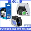 Mando para juegos PS5, carga individual, mando Elite PS5, carga individual, mando inalámbrico PS5 con base de carga de luz RGB