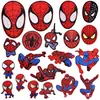Parche Adhesivo de Spider-Man Xiaotian Marca Bordada para Computadora Manwei Zhangzi Adhesivo de Tela Bordado de Dibujos Animados Red de Araña Bordado Zhangzi